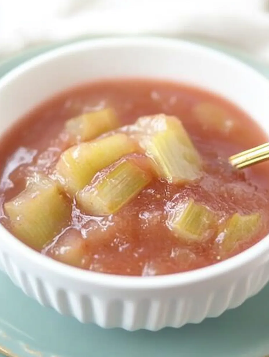 Quick & Easy Rhubarb Compote