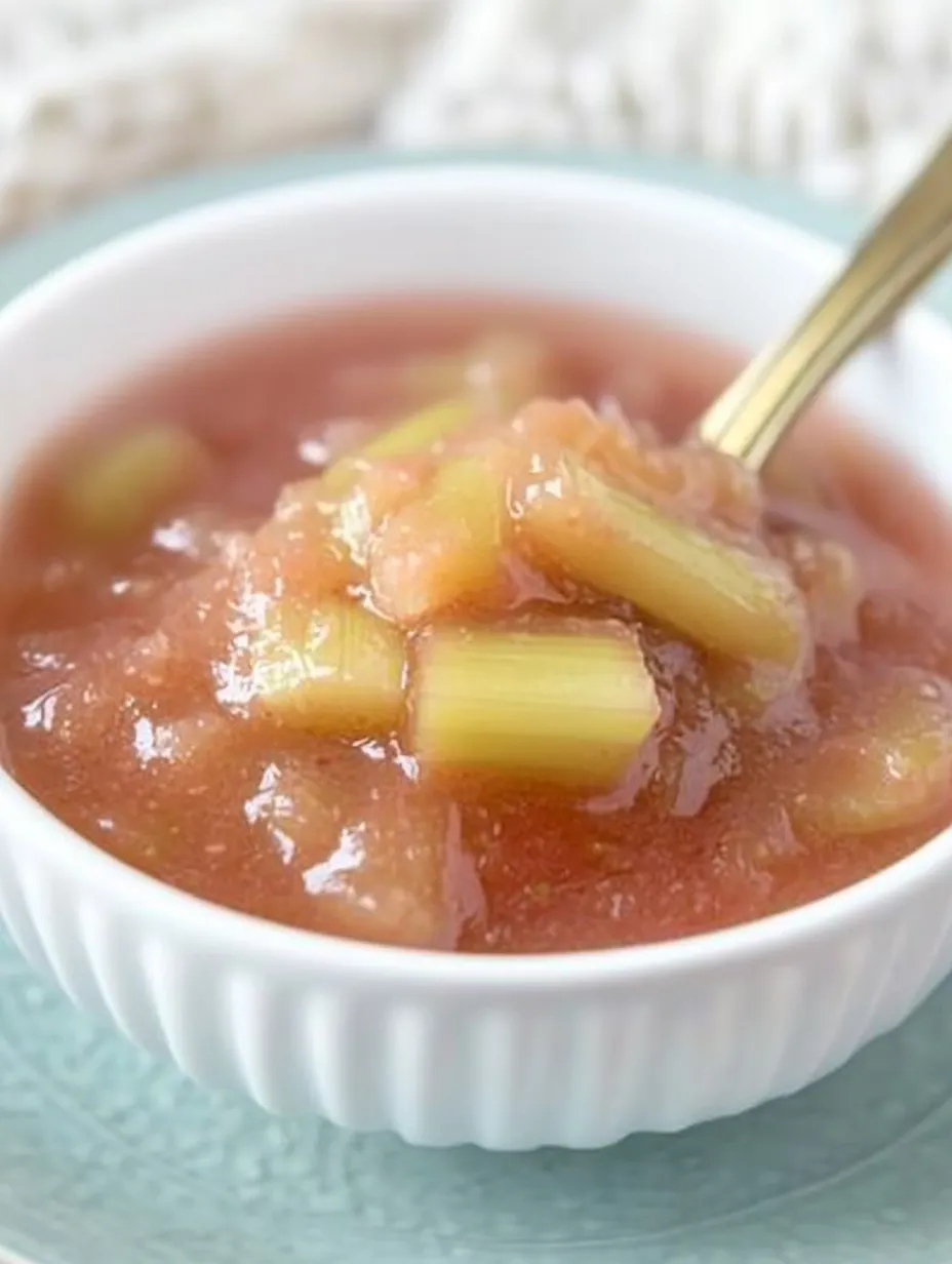 Fruity Rhubarb Compote - Simple & Delicious!