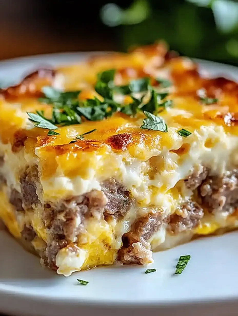 Hearty Sausage & Egg Breakfast Bake