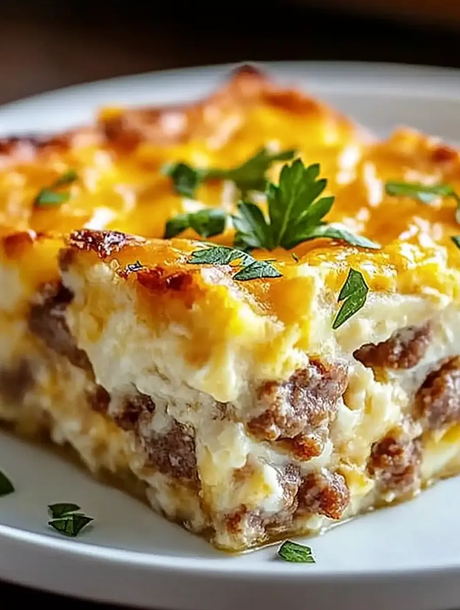 Make-Ahead Sausage & Egg Brunch Casserole