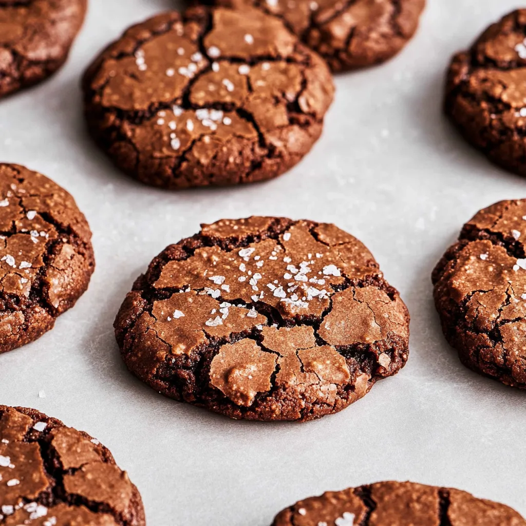Brownie Crinkle Cookies