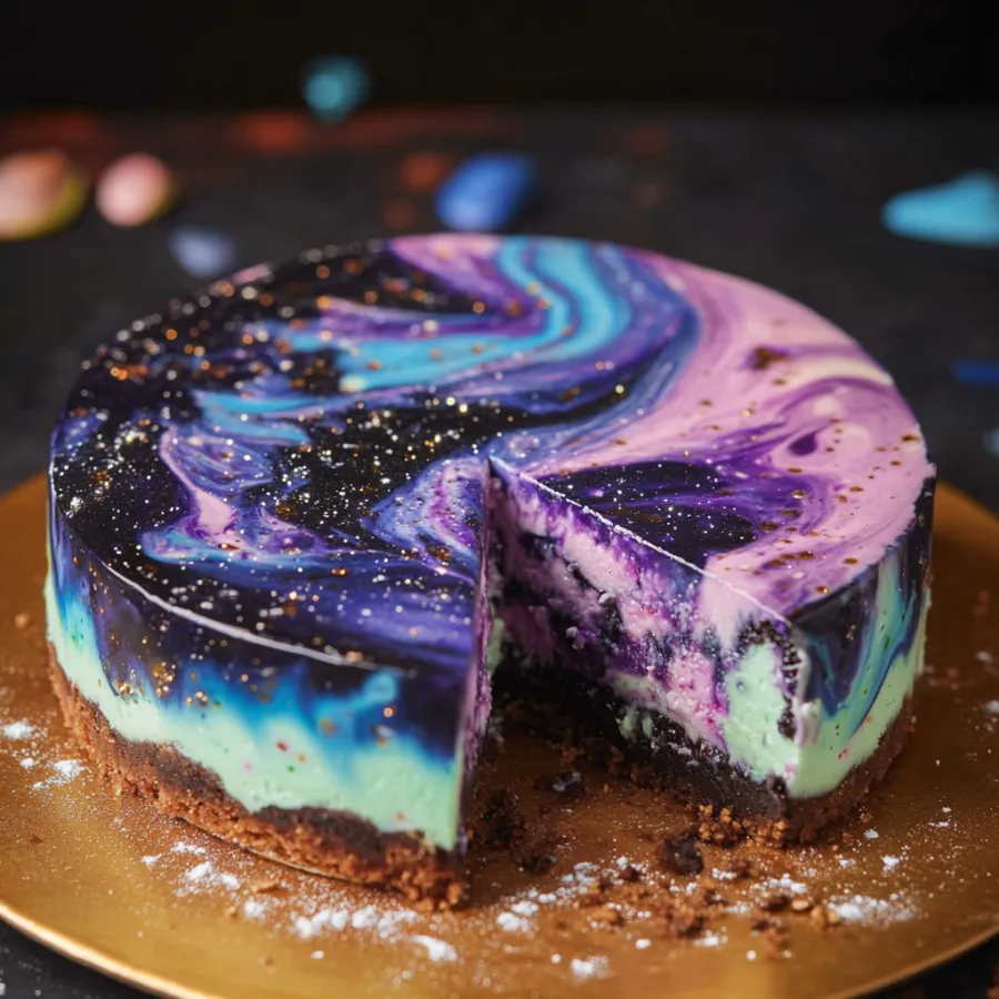 Galaxy Cheesecake - A Cosmic Delight!