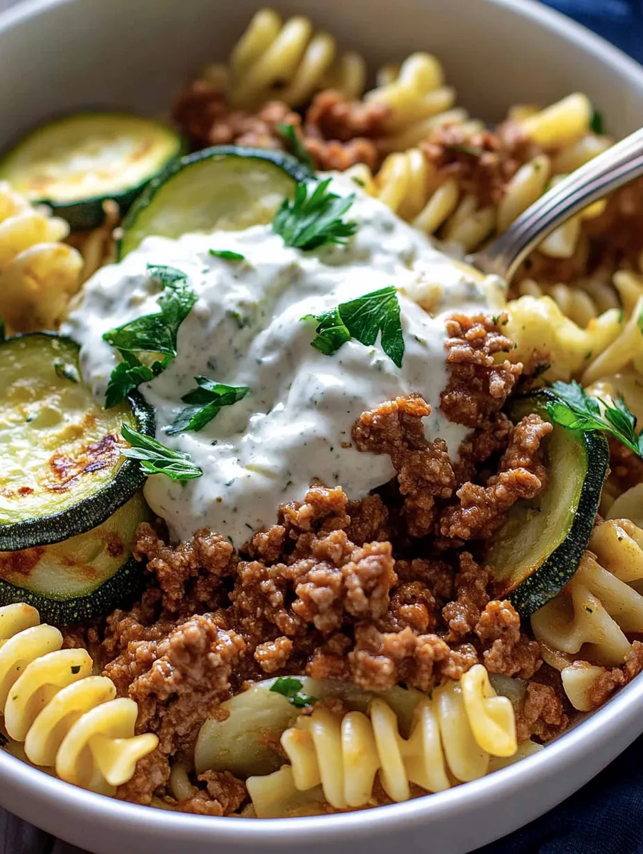 Spicy Turkish Pasta – A Delight with Yogurt & Ground Meat