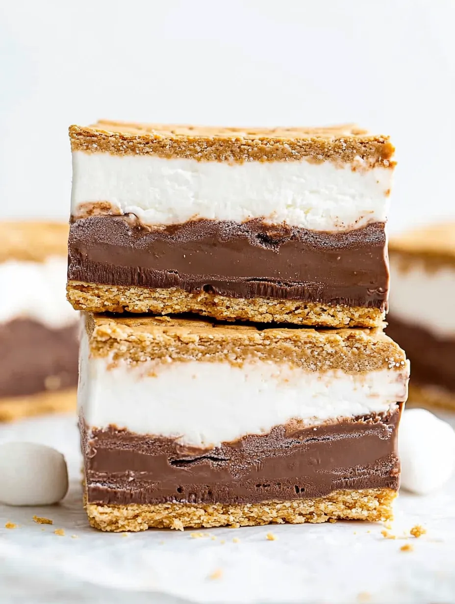 Chilled & Creamy S’mores Bars