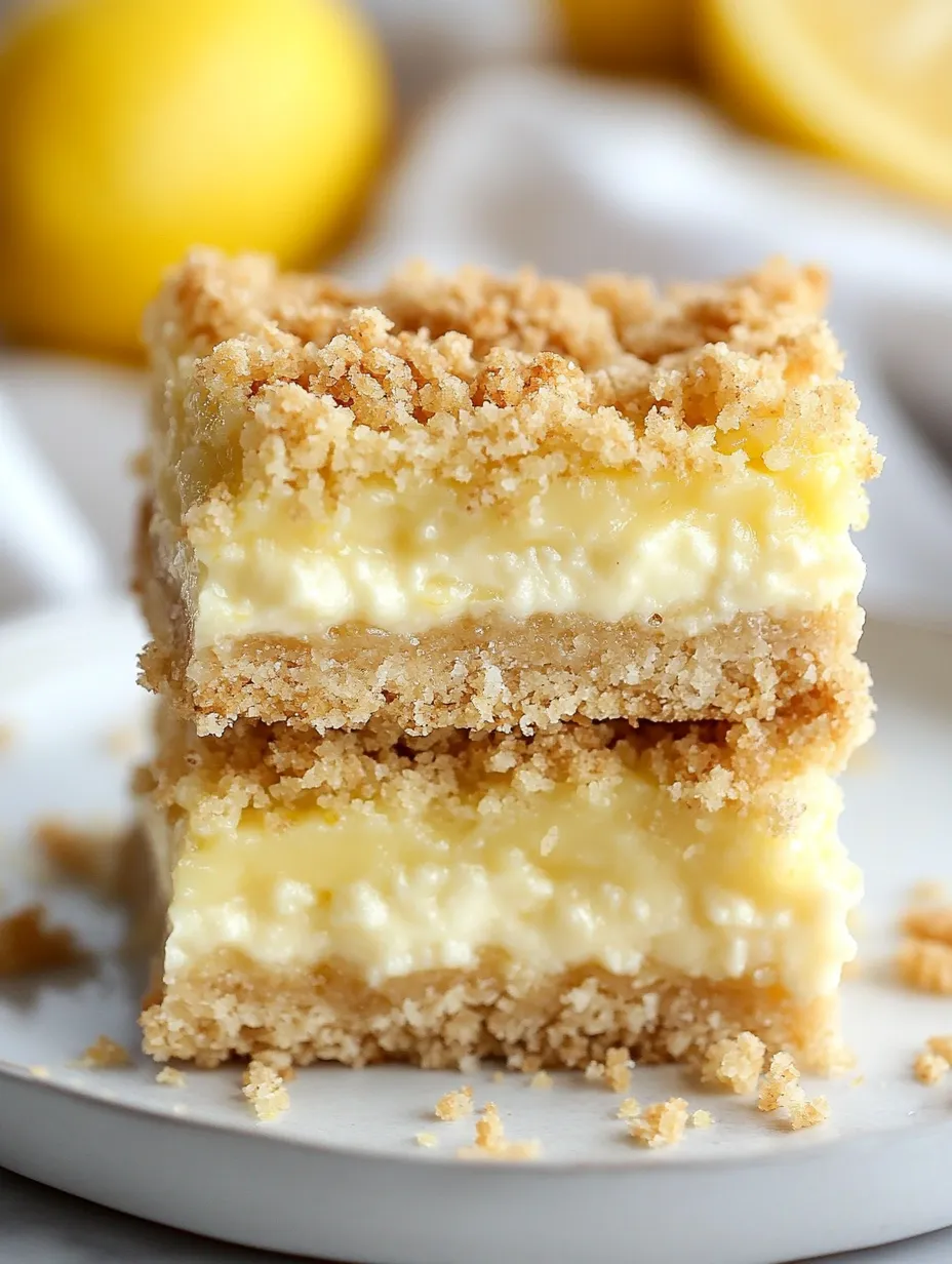 Tangy & Sweet Lemon Crumb Squares