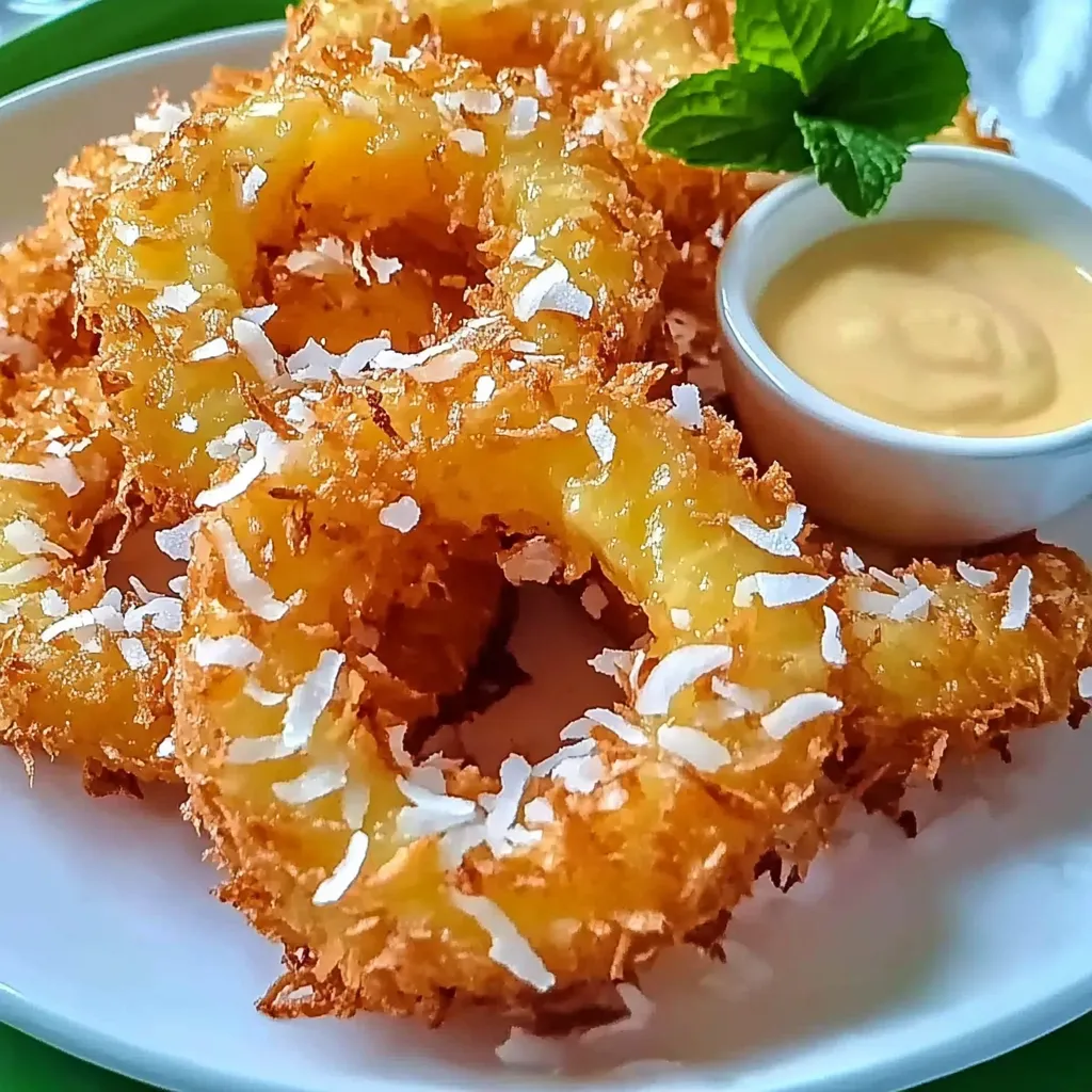 Fried Pineapple Rings – Tropical Snack Recipe