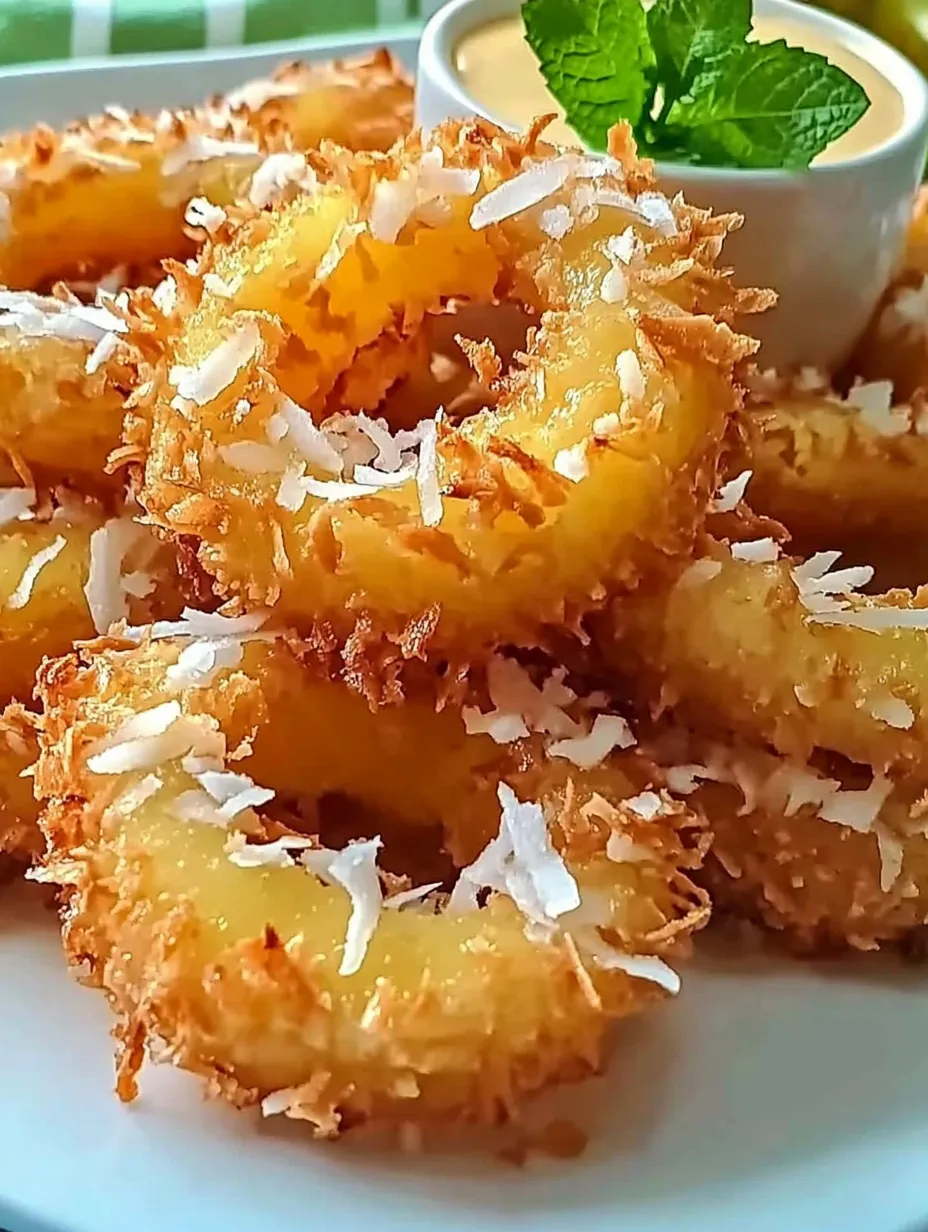 Crunchy Fried Pineapple Rings – Sweet & Juicy Delight