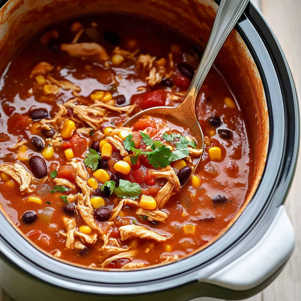 Slow Cooker Chicken Chili Recipe