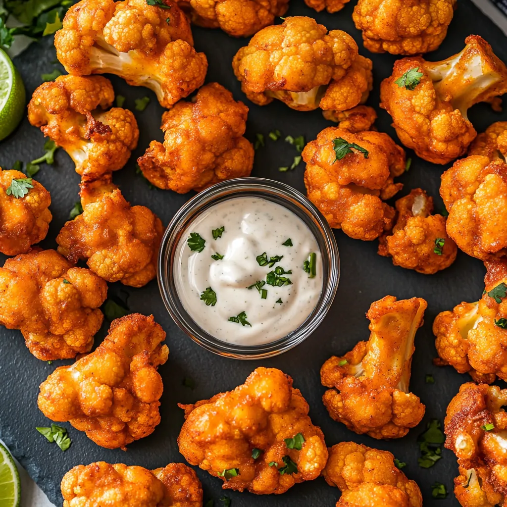 Air Fryer Buffalo Cauliflower Recipe