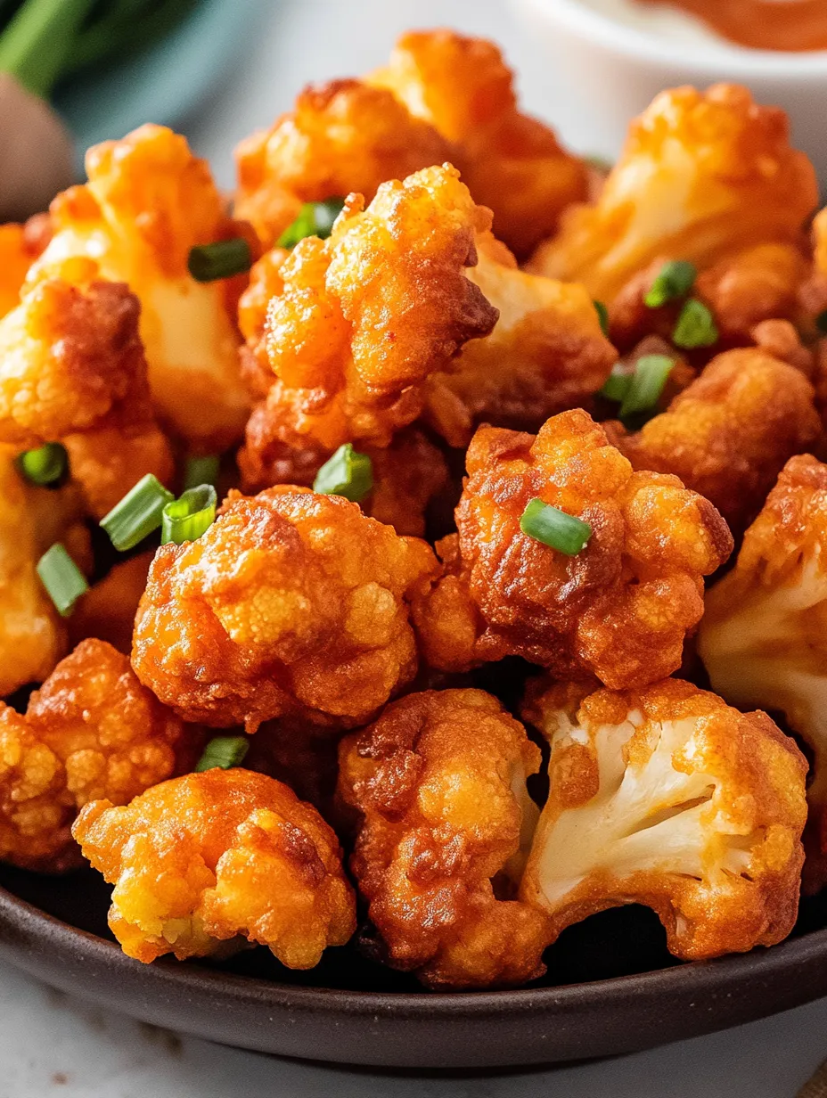 Crispy Air Fryer Buffalo Cauliflower Bites