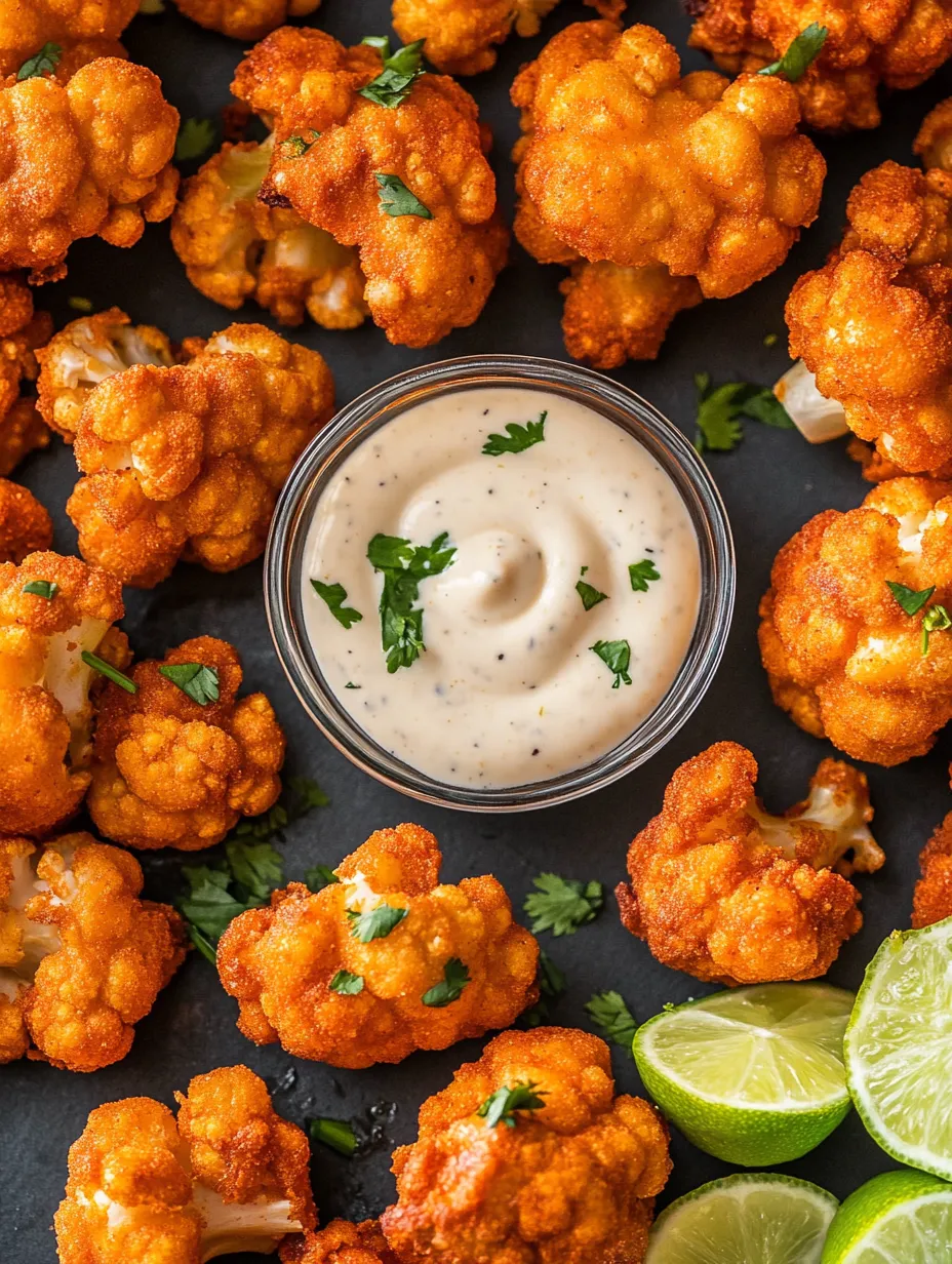 Spicy & Crunchy Buffalo Cauliflower in the Air Fryer