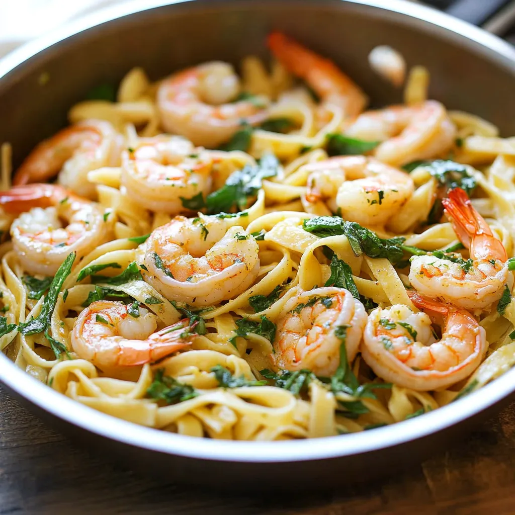 Garlic Butter Shrimp Pasta