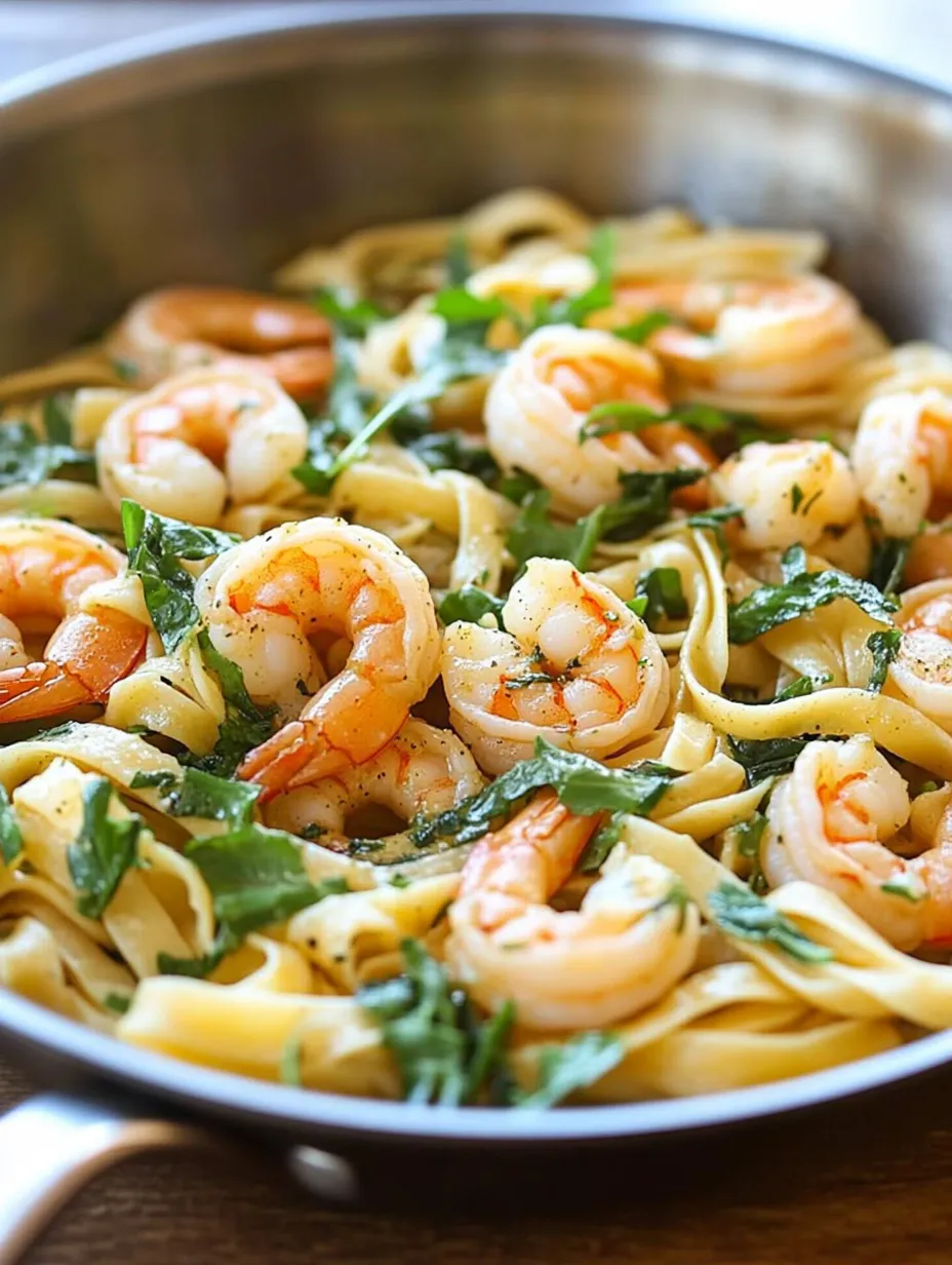 Savory Shrimp Pasta with Garlic Butter Sauce