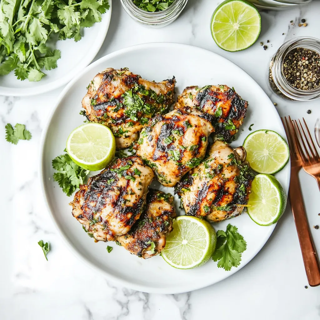 Cilantro Lime Chicken Thighs