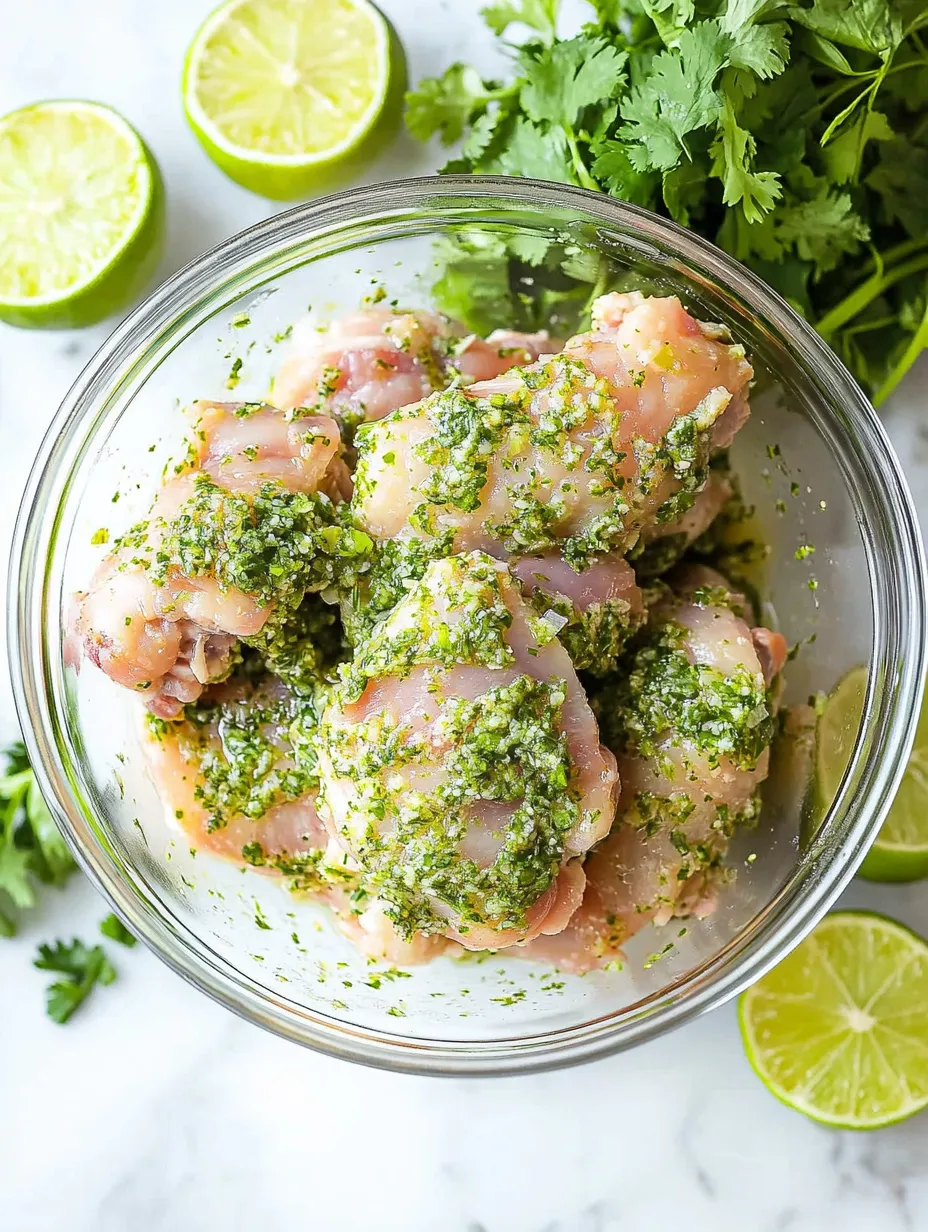 Juicy Cilantro Lime Chicken Thighs