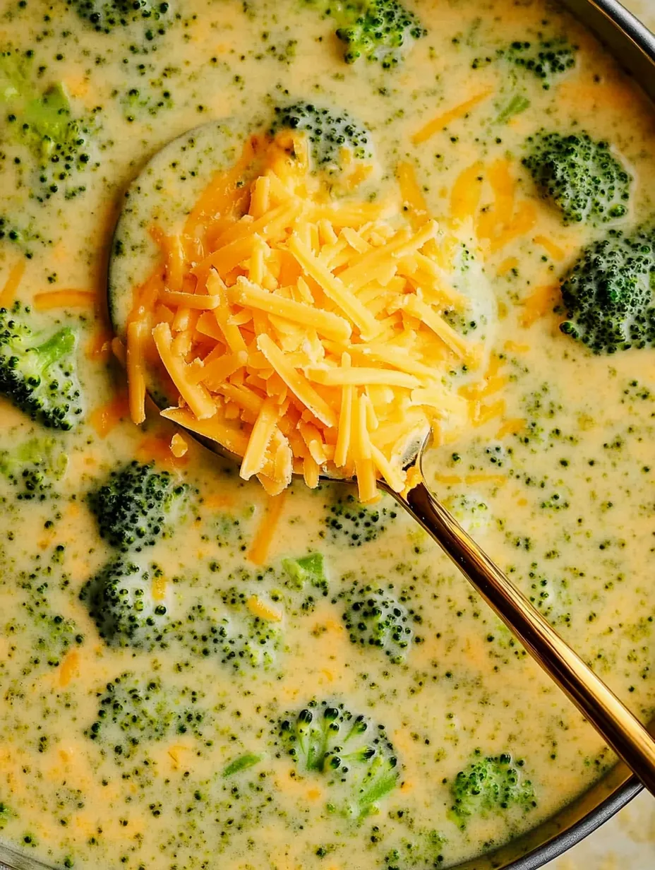 Cheesy Broccoli Comfort Soup