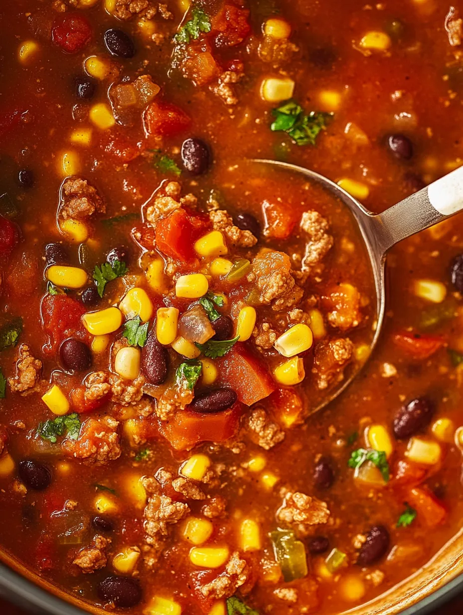 Quick & Flavorful Taco Soup