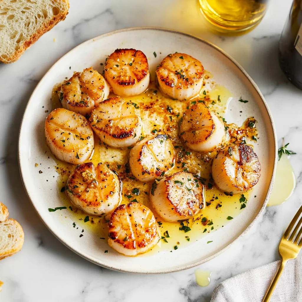 Lemon Butter Scallops