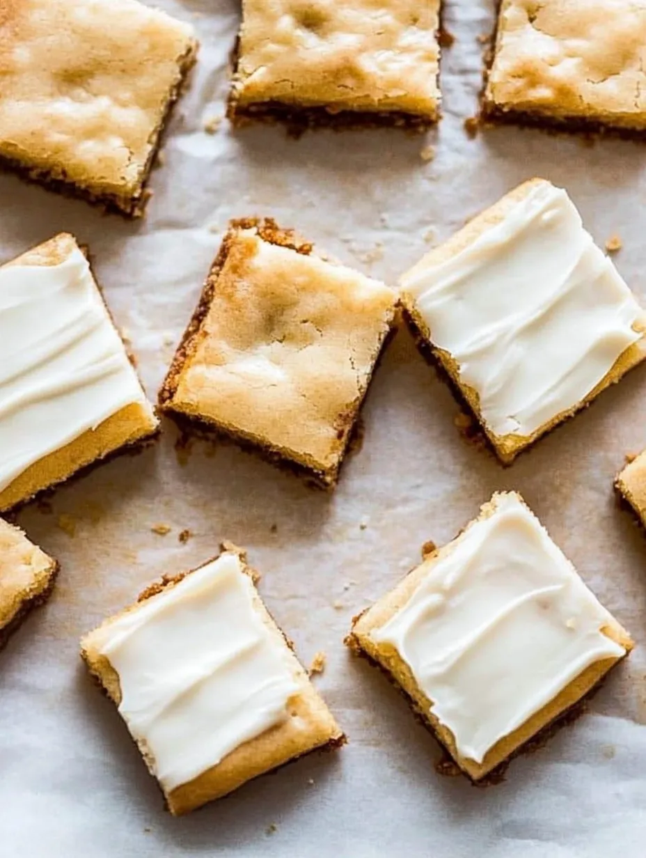 Gooey White Chocolate Brownie Bars