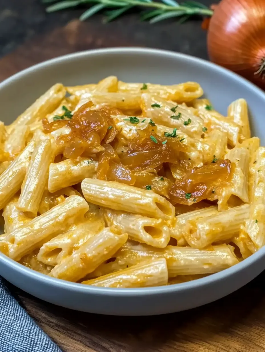 Golden Onion Pasta