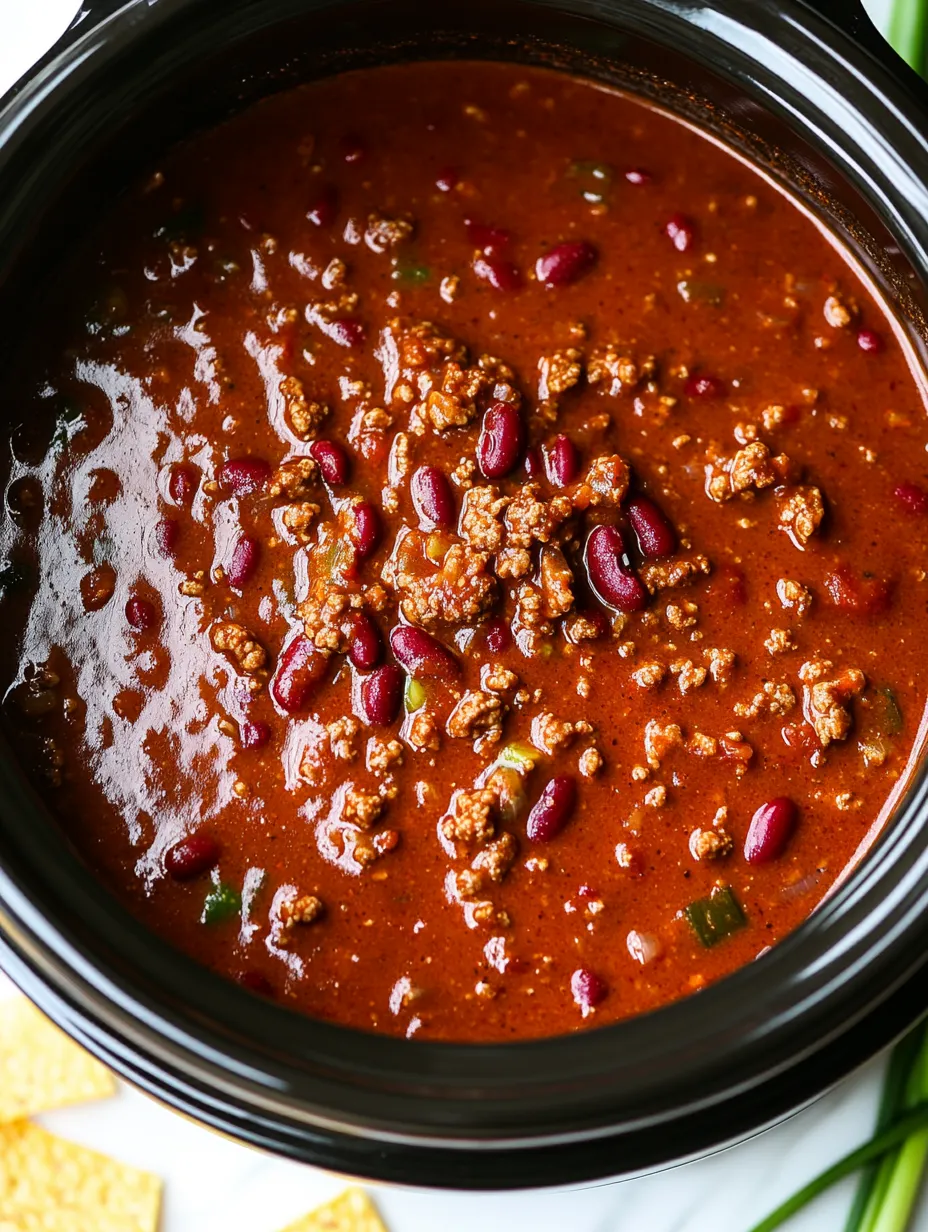 Hearty & Easy Slow Cooker Chili