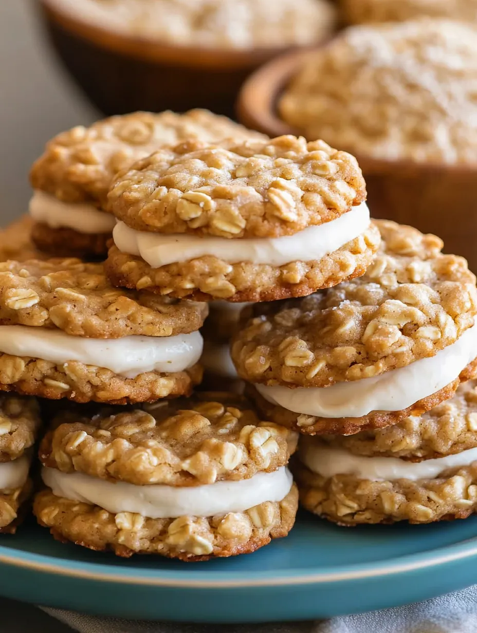 Soft & Chewy Oatmeal Sandwich Cookies