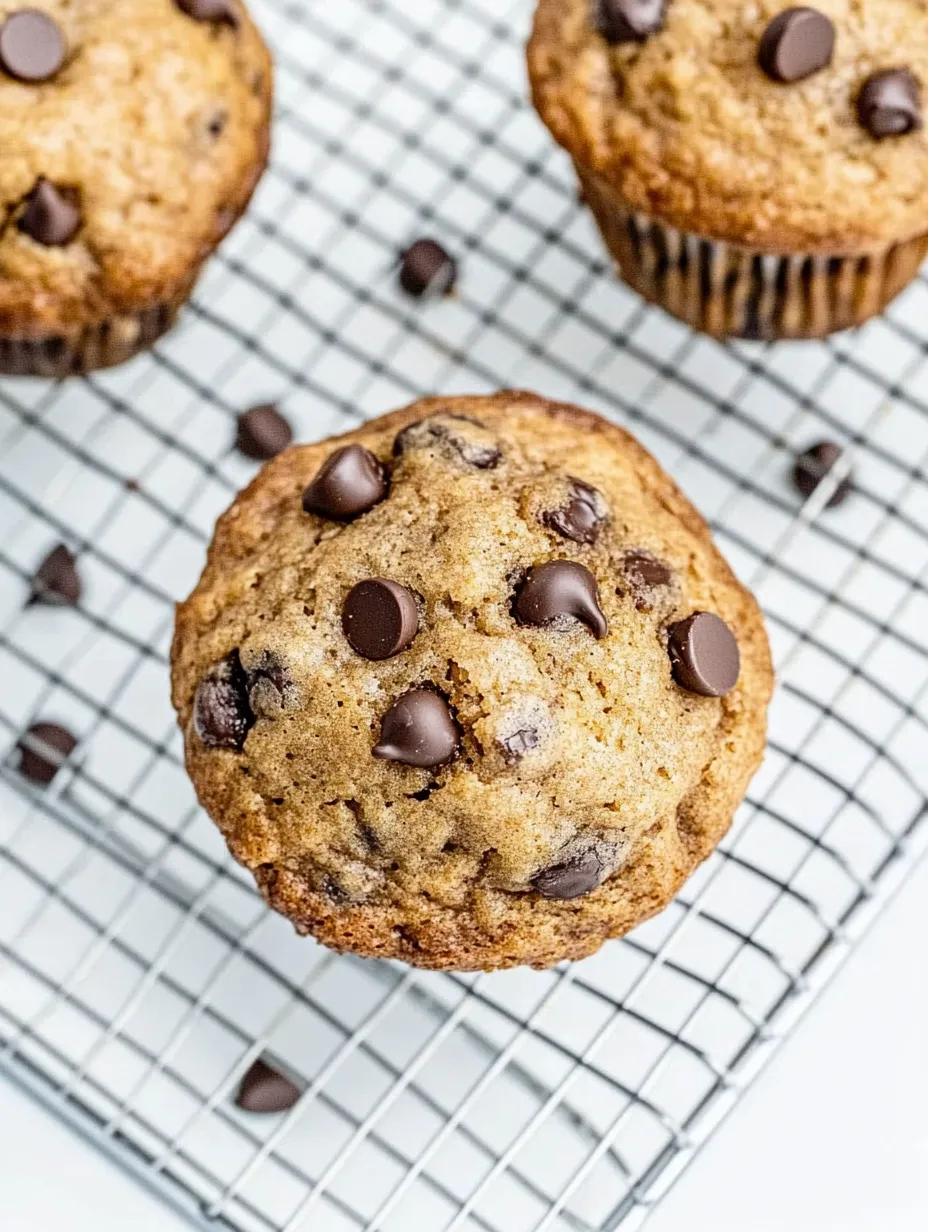 Easy Banana Muffins with Chocolate Chips