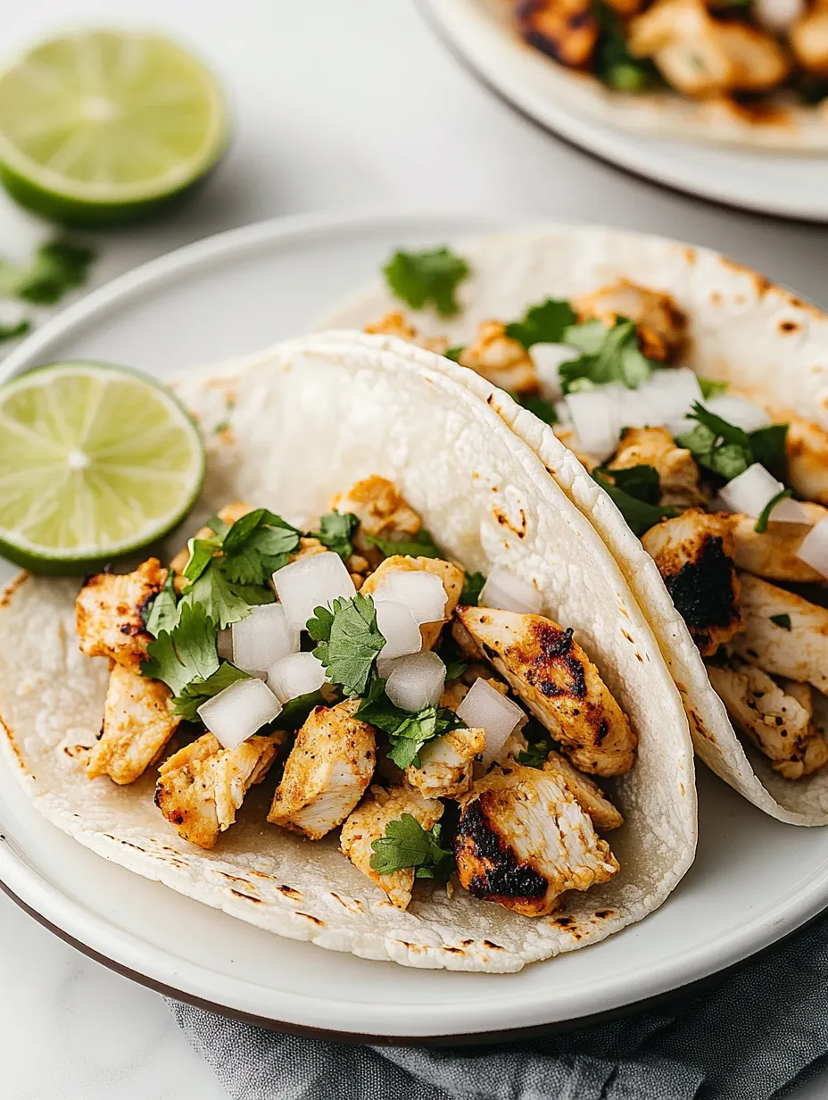 Sweet & Tangy Grilled Chicken Tacos