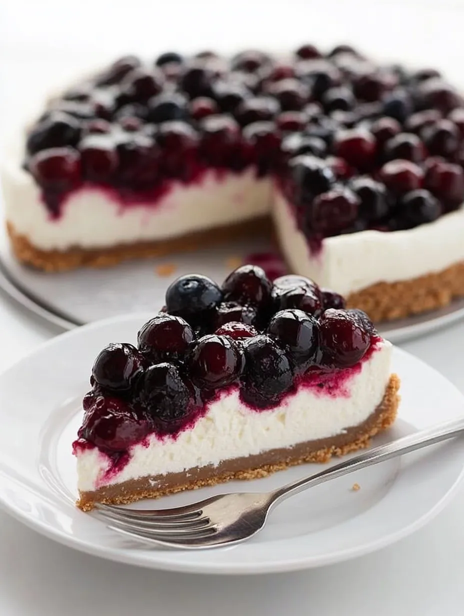 Creamy No-Bake Cherry Cheesecake Delight