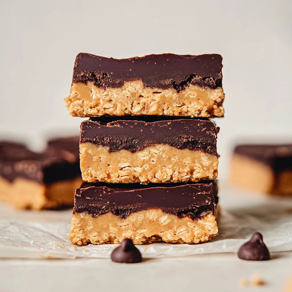 Low-Carb Peanut Butter Chocolate Bars