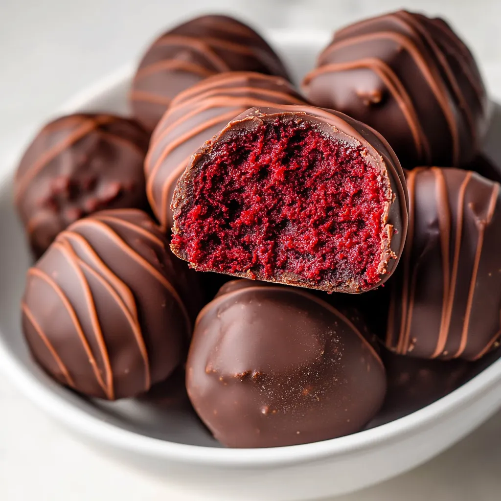 Red Velvet Cake Balls