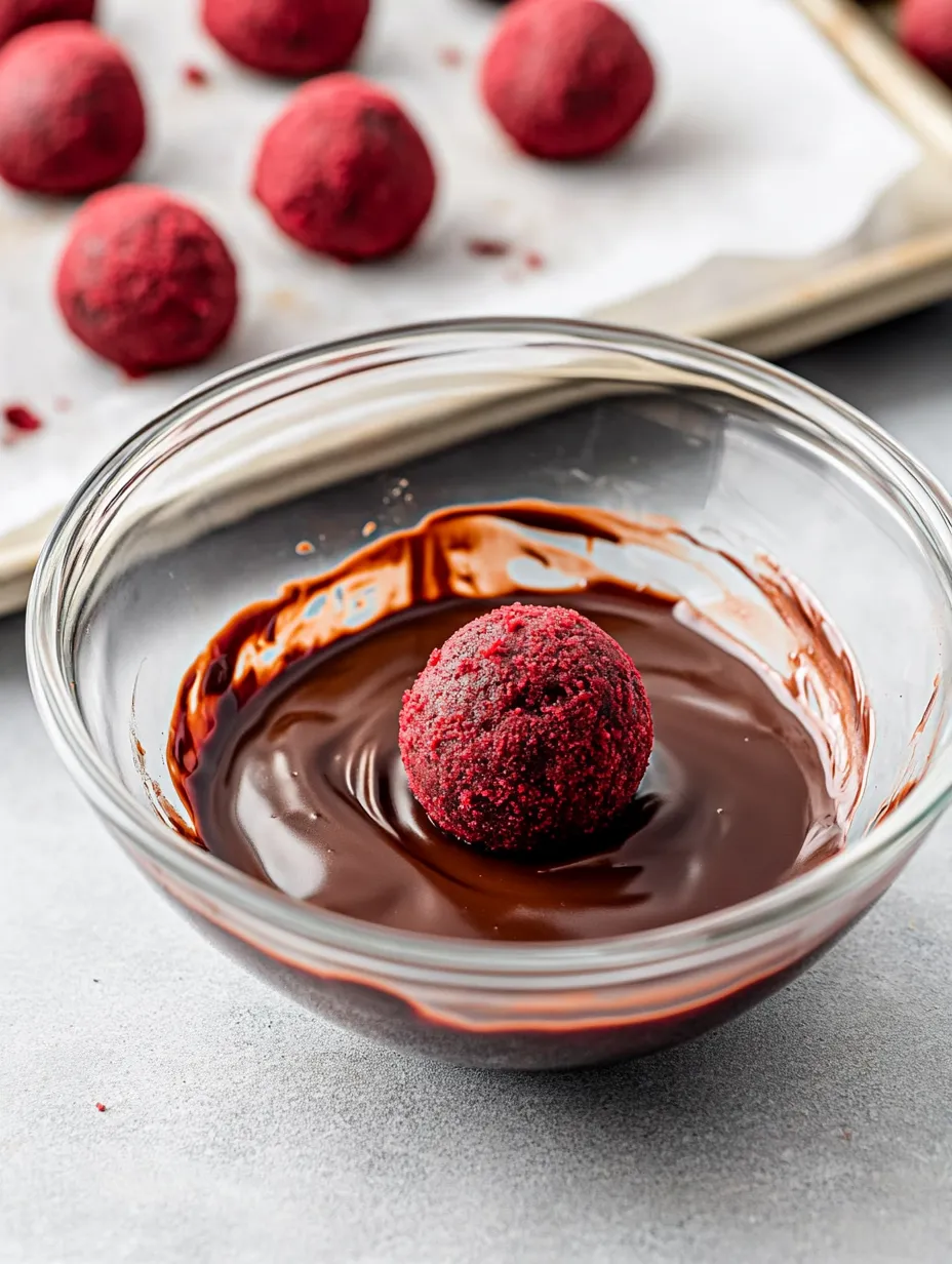 Easy No-Bake Red Velvet Cake Bites