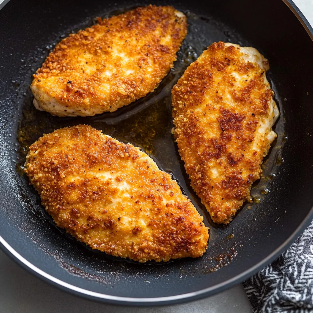 Crispy Parmesan Crusted Chicken