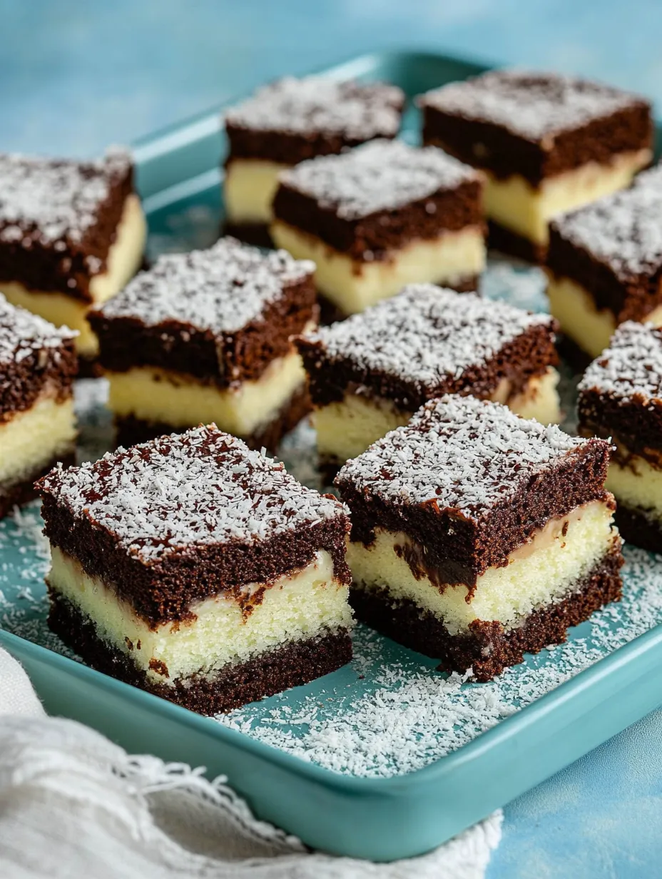 Chocolate Coconut Dream: Bounty Slices Like From the Bakery