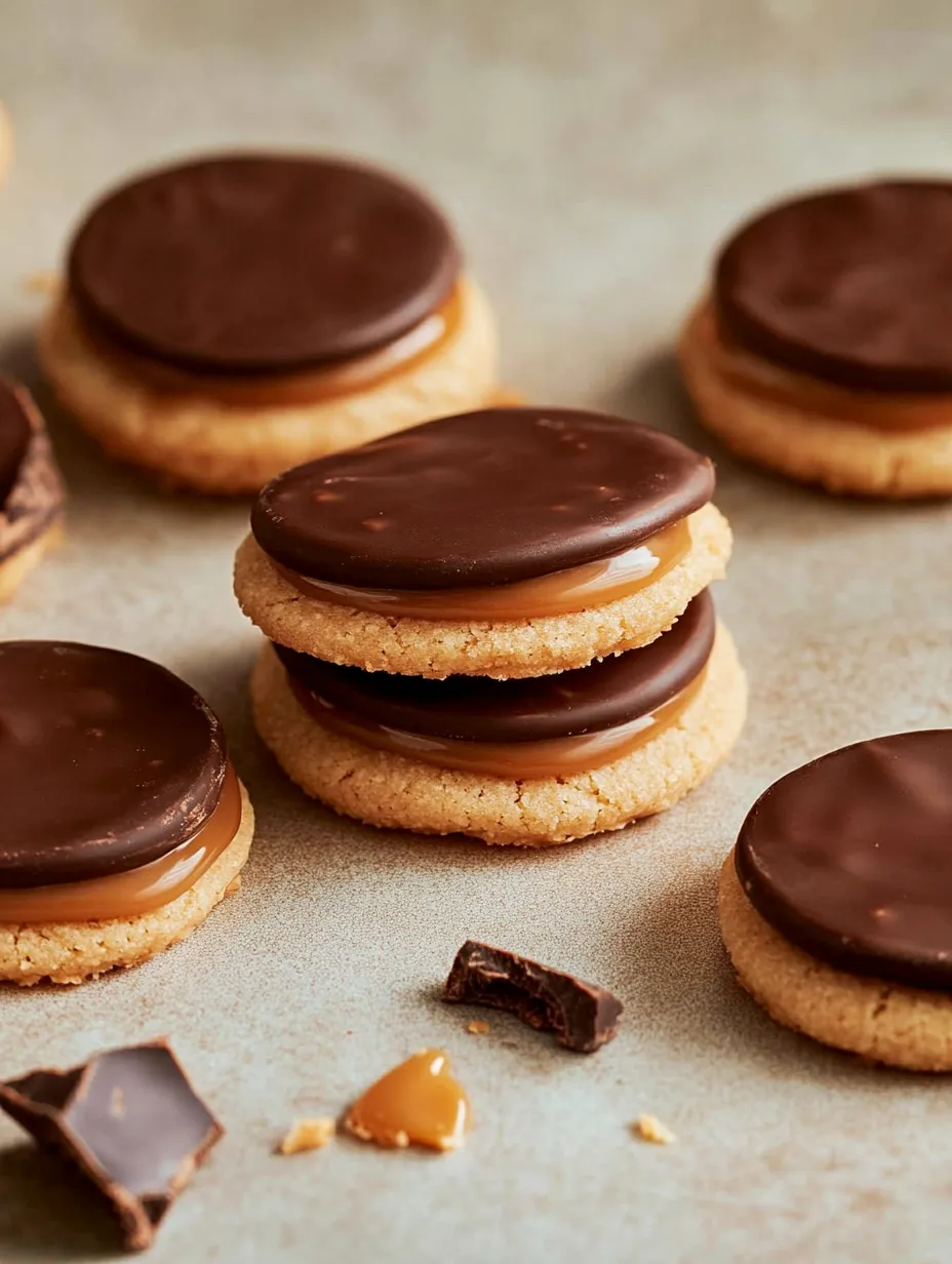 Crispy Twix Cookies – Caramelly & Chocolatey