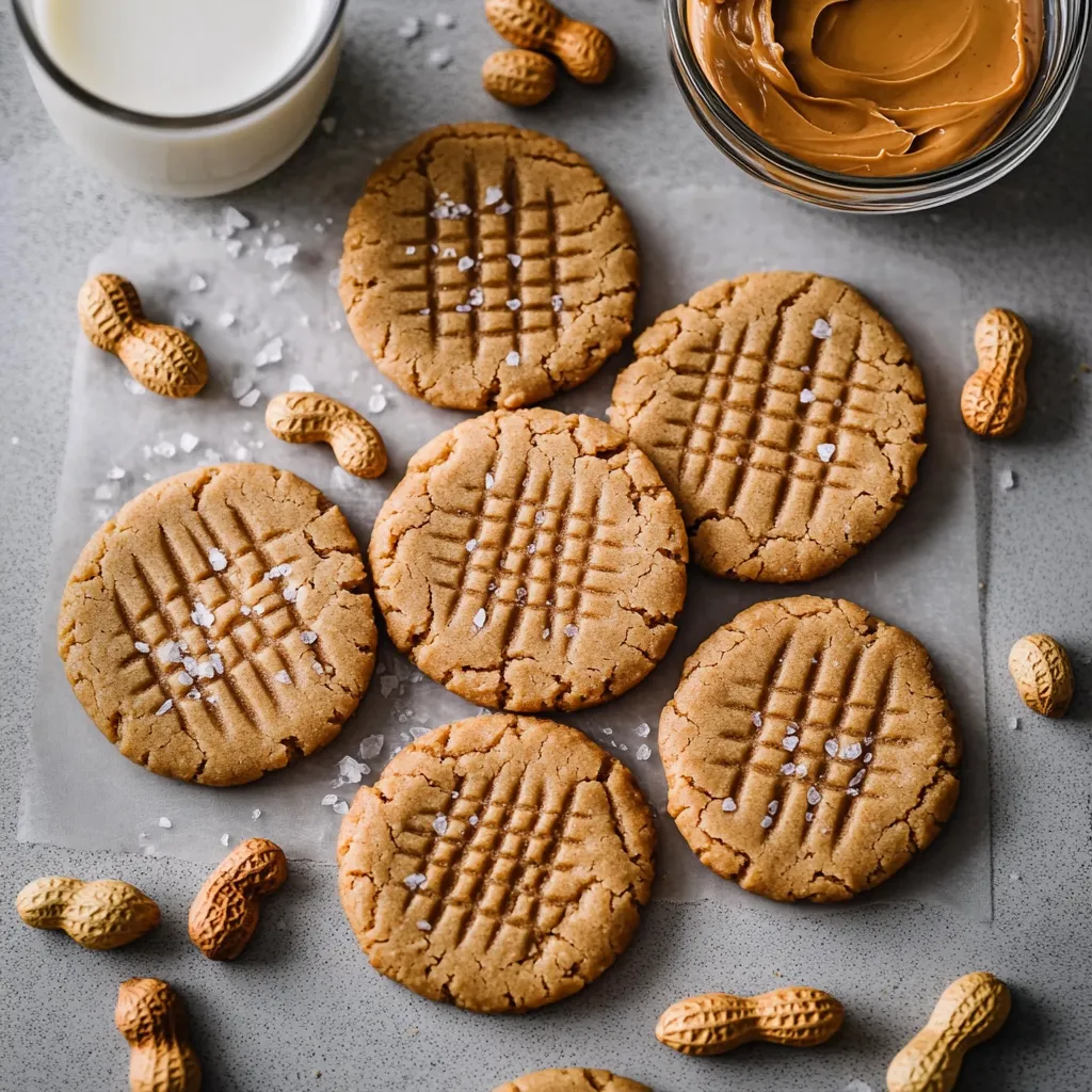 3 Ingredient Peanut Butter Cookies