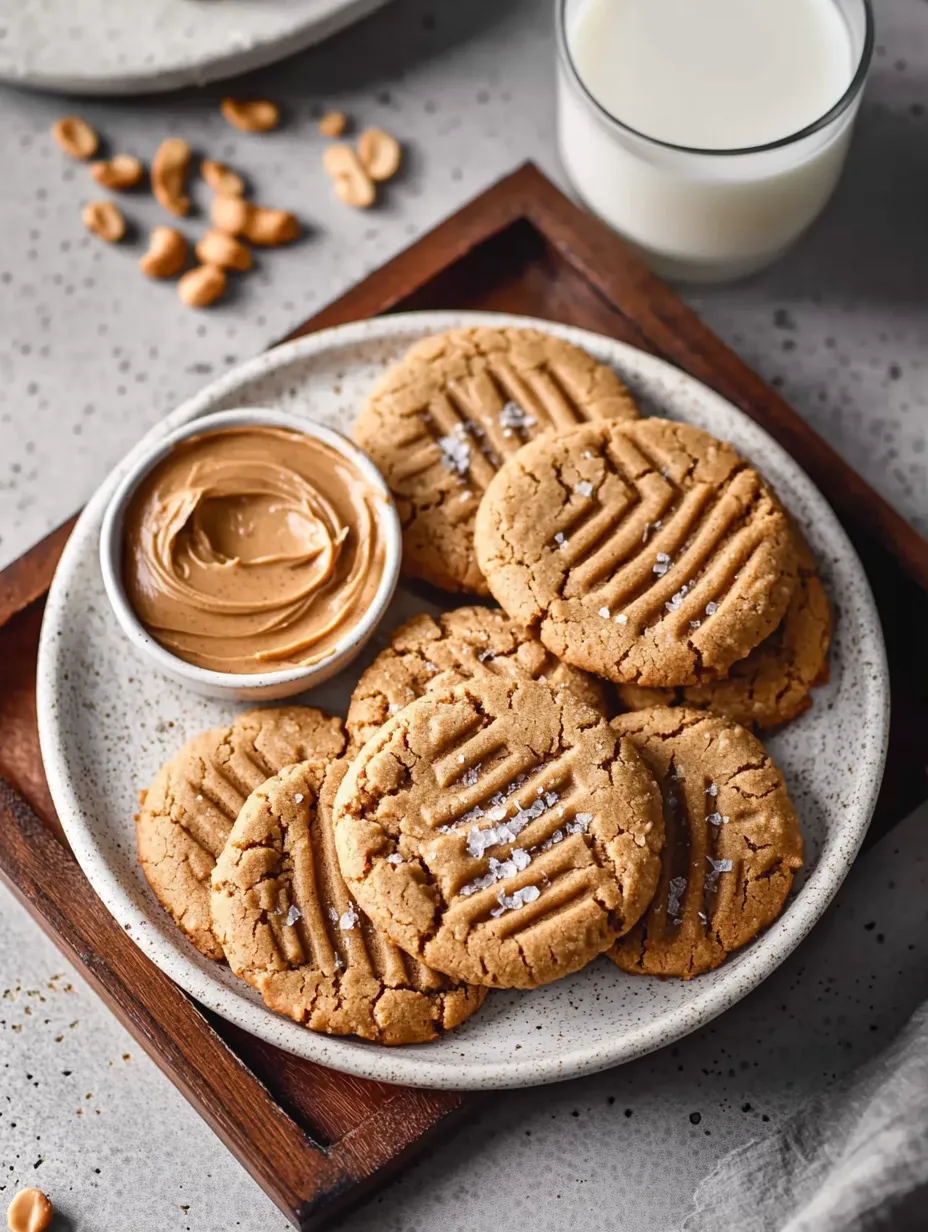 Easy 3-Ingredient Peanut Butter Cookies