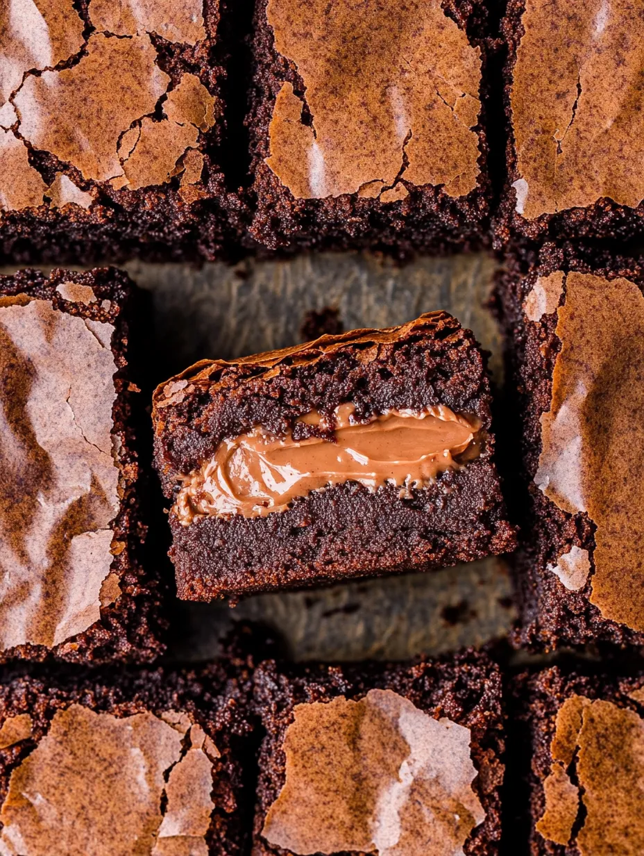 Decadent Nutella-Filled Brownies