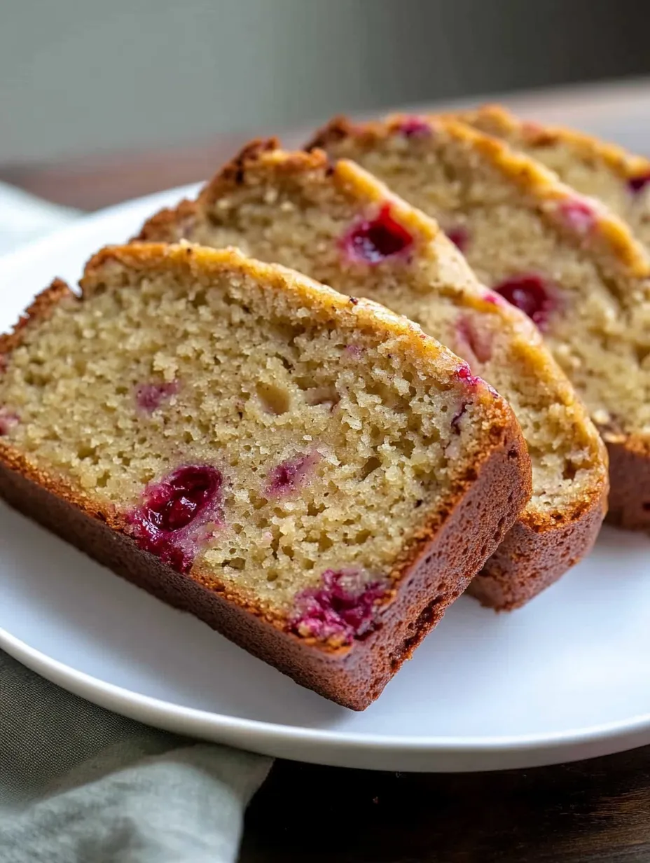 Moist Banana Bread with Raspberries – Simple & Delicious Baking