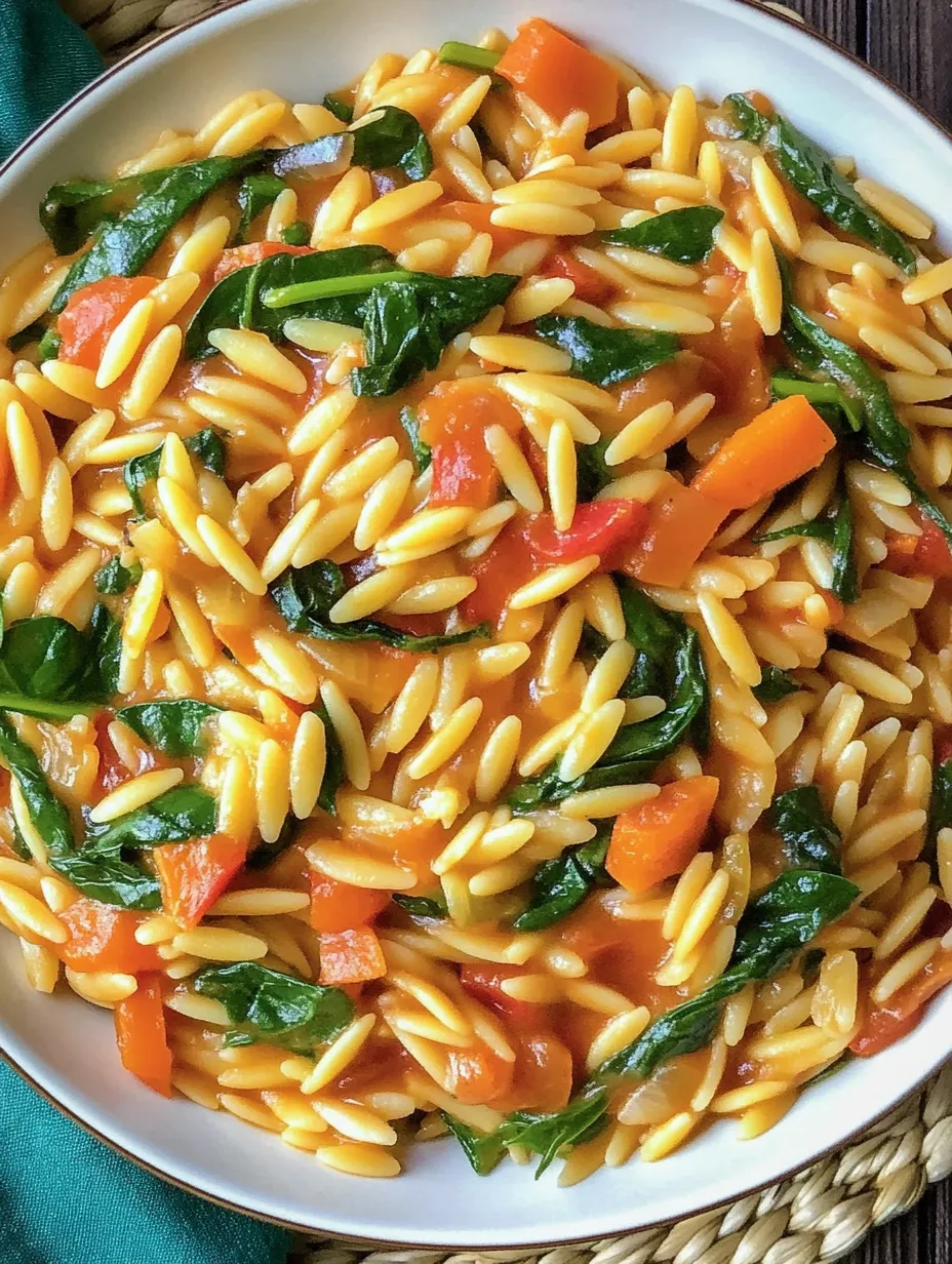 Creamy Orzo Pasta Stew – Quick & Healthy