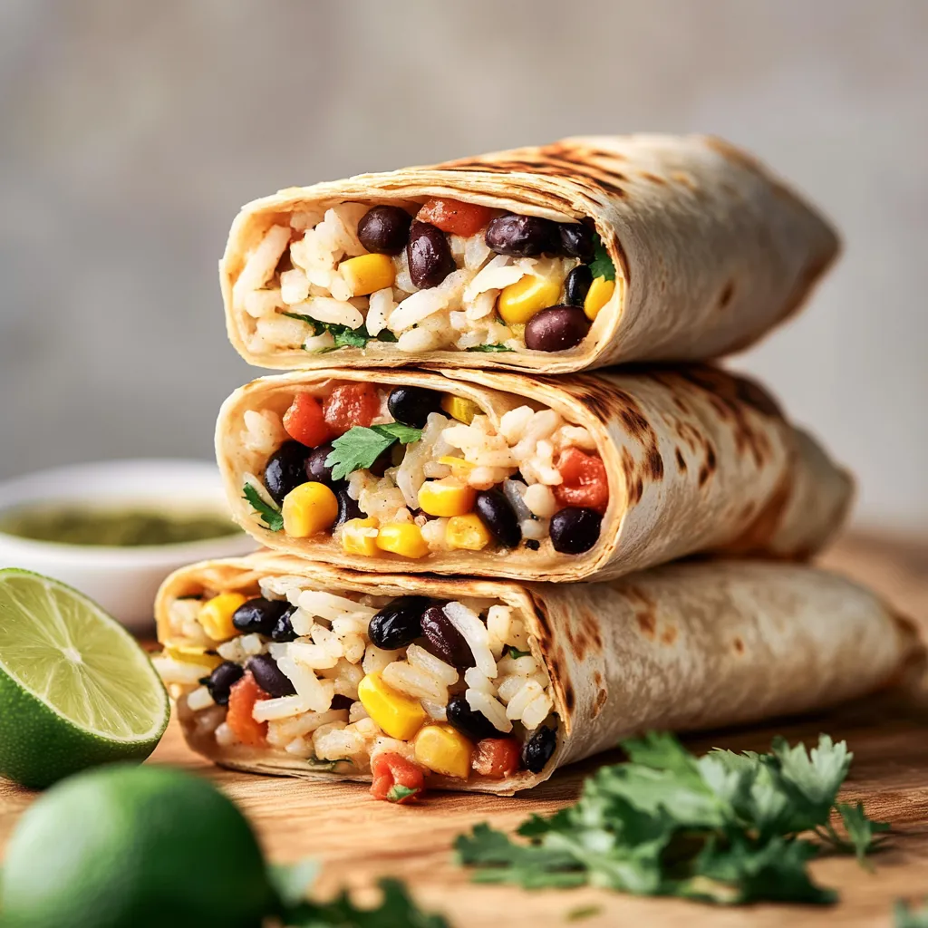 Crispy Vegetarian Burritos