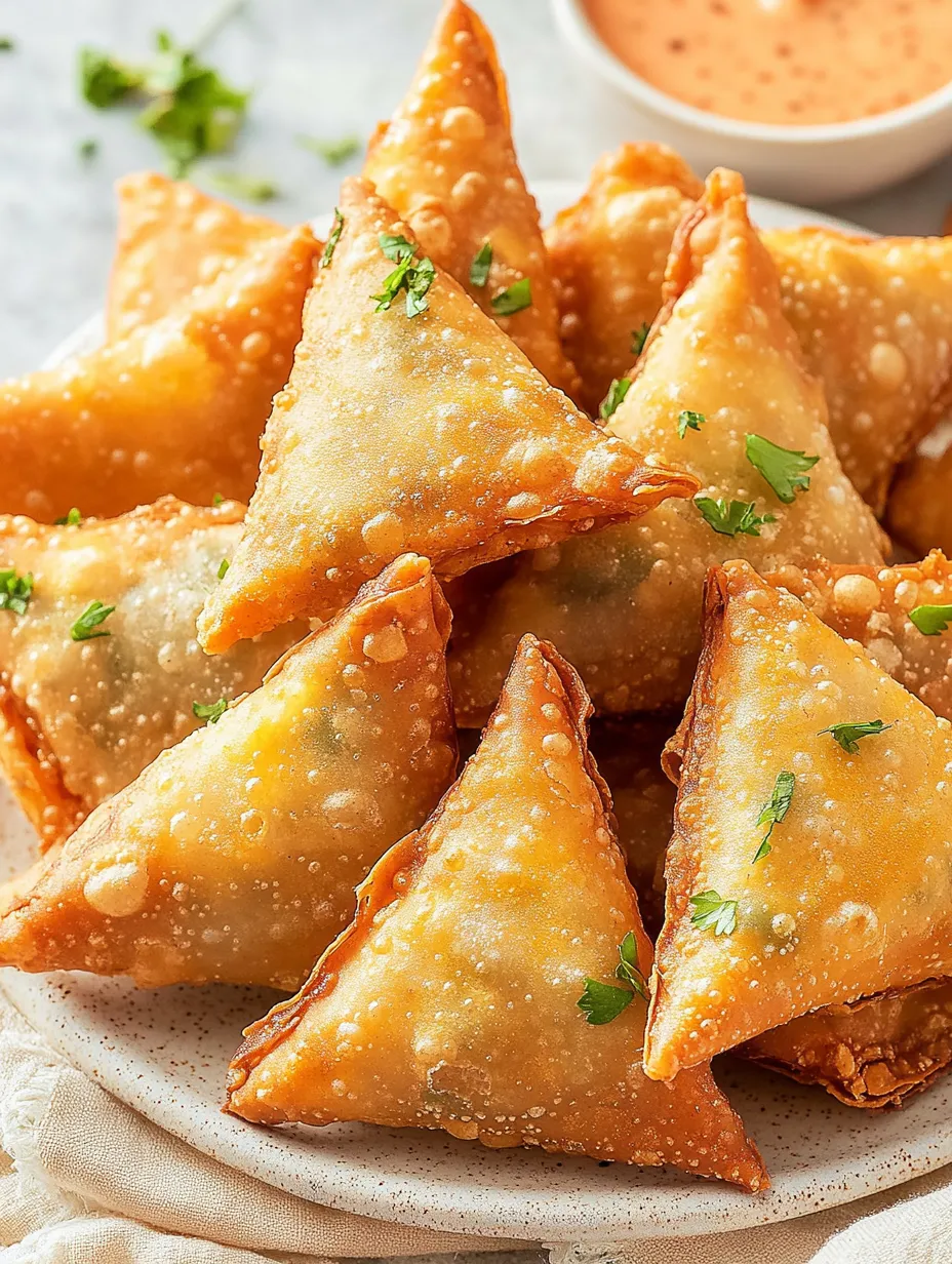 Golden Beef Sambusas: A Crunchy, Spiced Treat