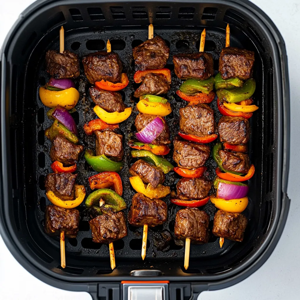 Air Fryer Beef Kabobs