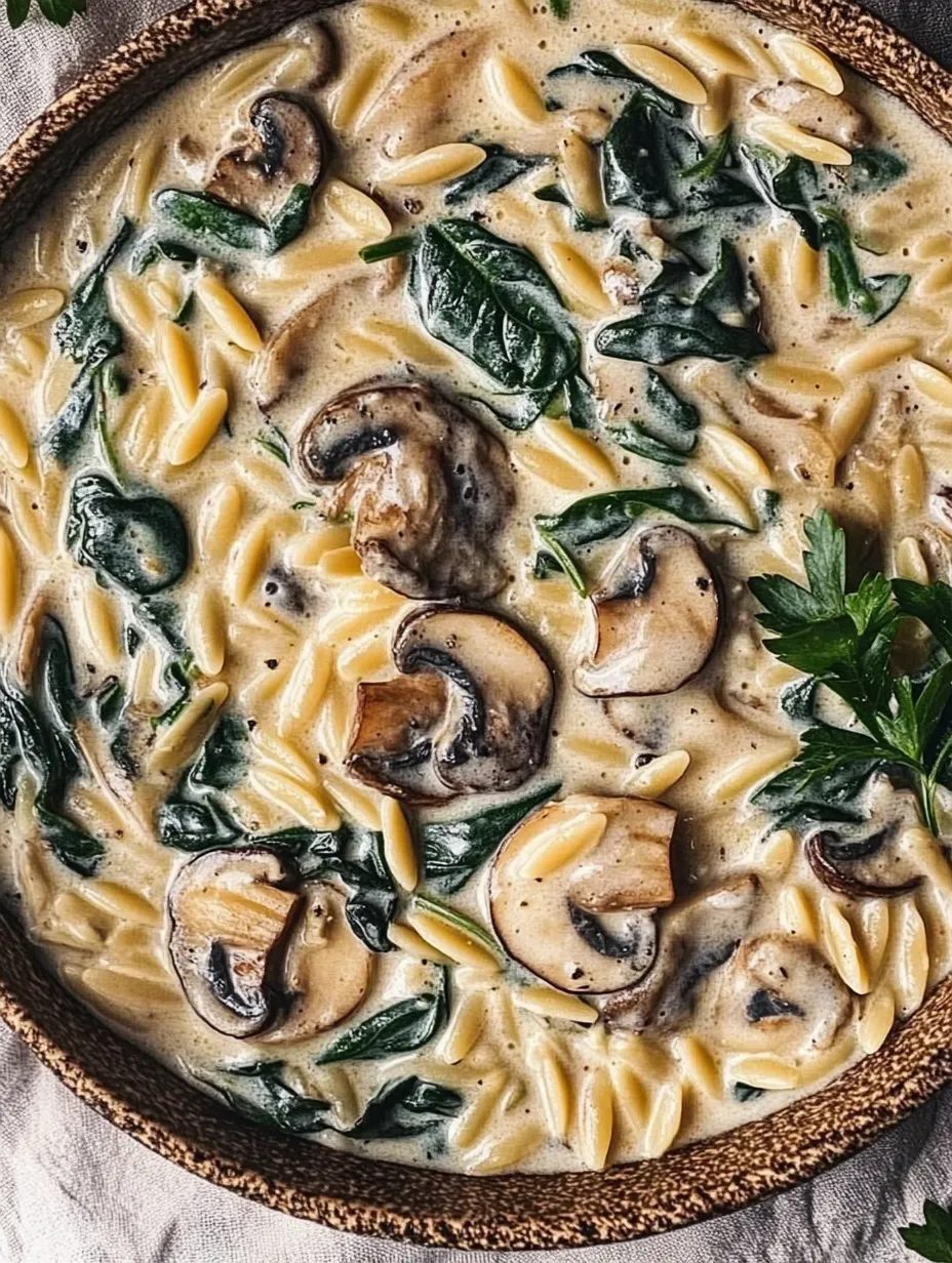 Creamy mushroom pasta from just one pot – easy & delicious!