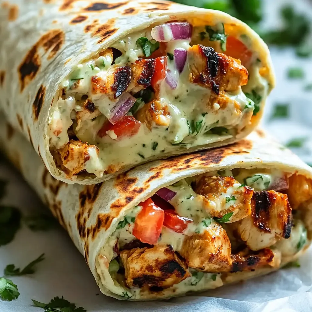 Chipotle Ranch Grilled Chicken Burrito