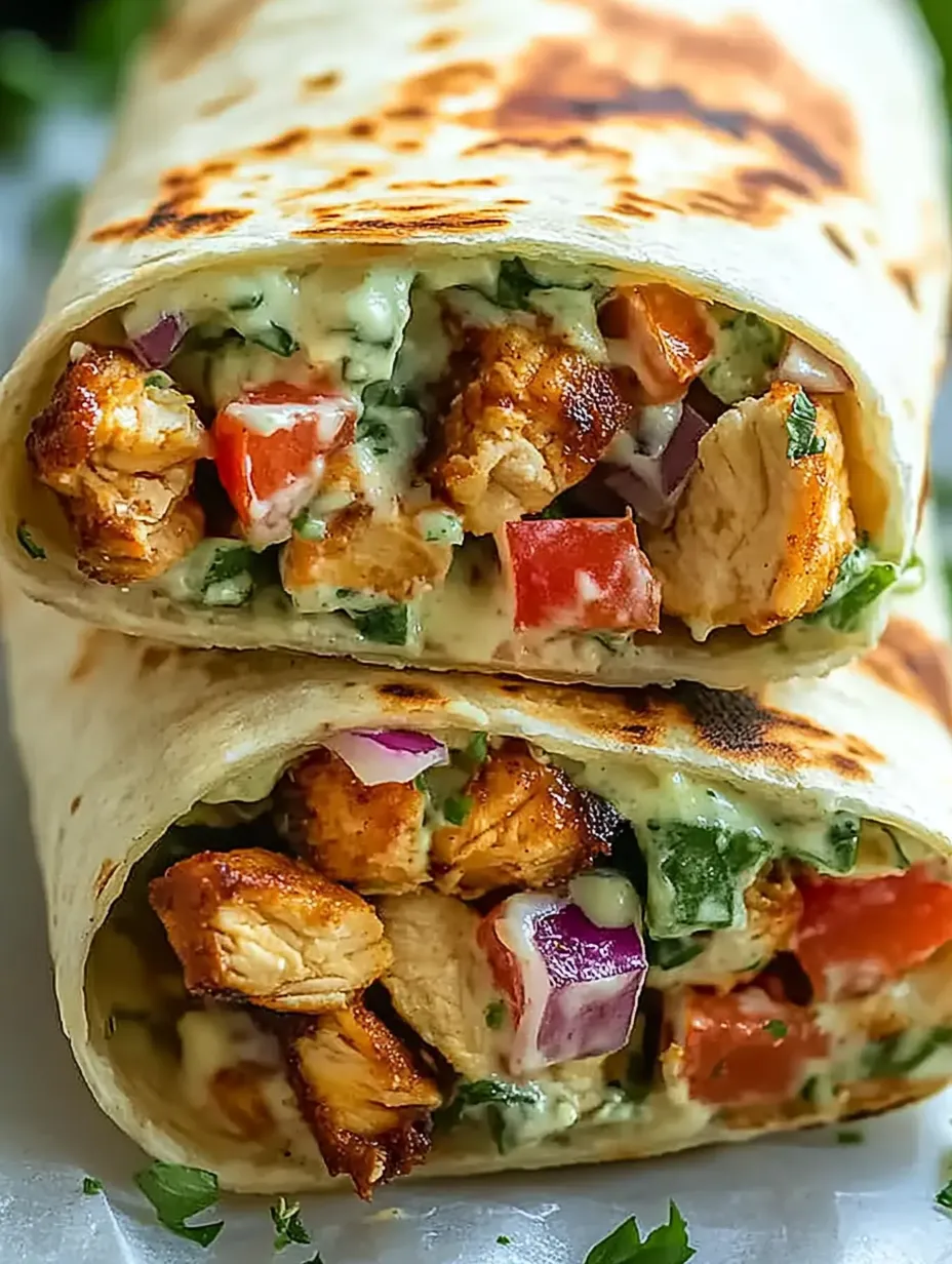 Smoky Chipotle Ranch Chicken Burrito