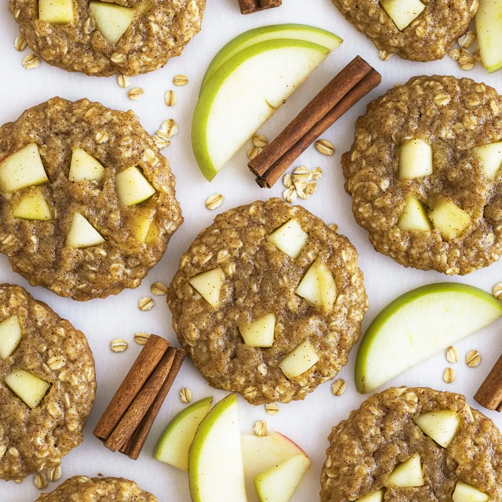 Apple Cinnamon Oatmeal Cookies