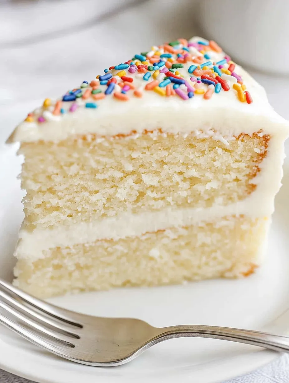 Classic Fluffy Vanilla Cake