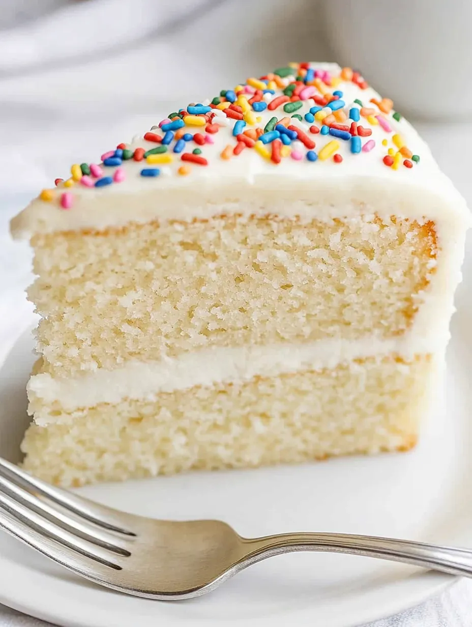 Buttery Homemade Vanilla Cake