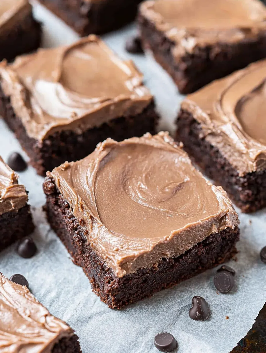 Decadent Frosted Cocoa Bars